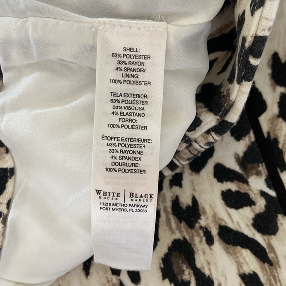 White House Black Market Leopard Print Pencil Skirt - Picture 13 of 16